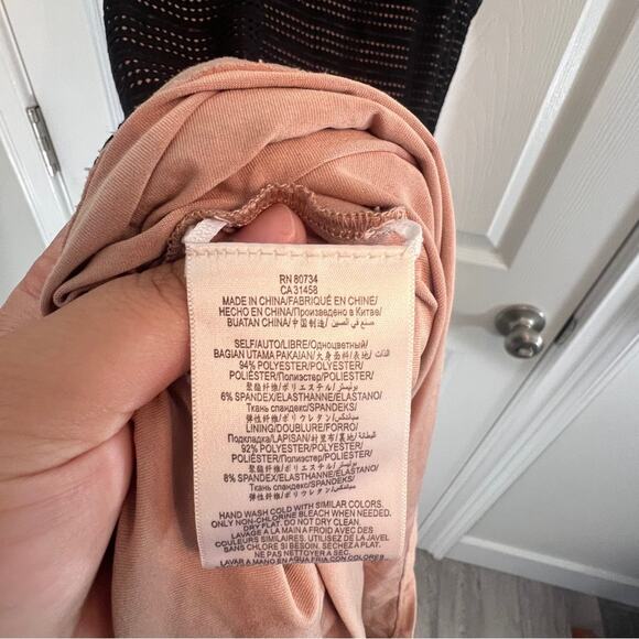 BCBGMaxazria Dress Size Small Cassandra A-line Sheer cut out Lined Sexy Mini - Picture 9 of 10